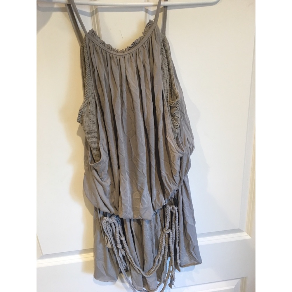 Free people dress with rope belt size medium